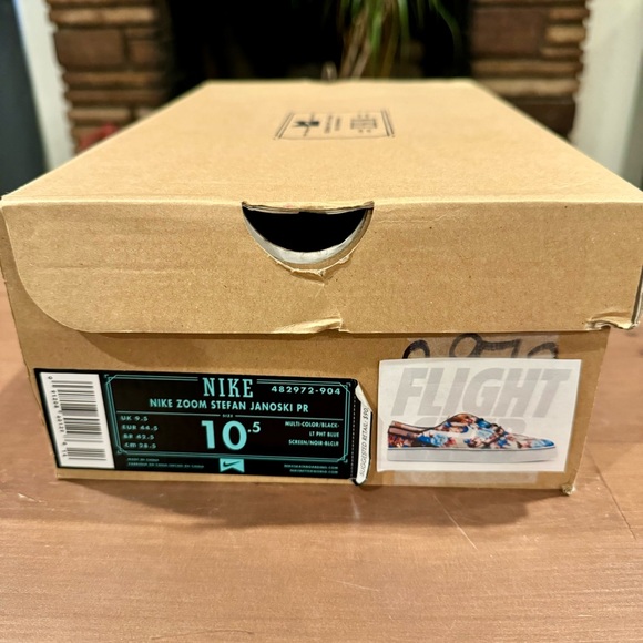 Nike Zoom Stefan Janoski PR “Blue Digital Floral” / Sz. 10.5 / VNDS - Picture 6 of 7